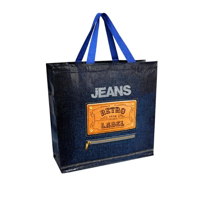 Сумка-шопер Альфа Jeans 40х40х15 см 10 шт. (4271)