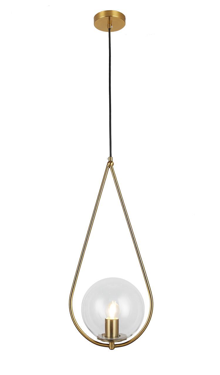 Підвісний світильник 9163725-1 BRZ+CL Прозорий/Бронзовий