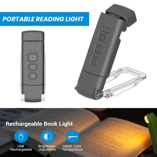 Лампа для читання LED акумуляторна на прищіпці USB Чорний (2612940080) - фото 7 Лампа для читання LED акумуляторна на прищіпці USB Чорний (2612940080) - фото 7