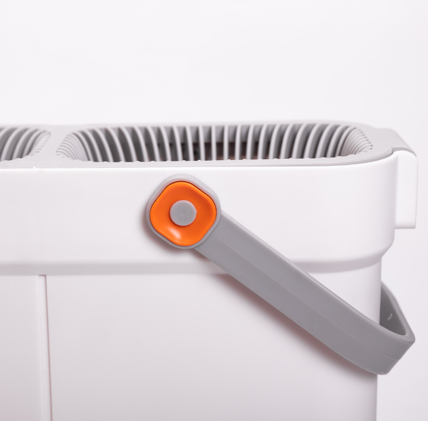 Комплект для прибирання швабра плоска та відро з 2 відсіками з віджимом Білий (HP-35015-18) - фото 11 Комплект для прибирання швабра плоска та відро з 2 відсіками з віджимом Білий (HP-35015-18) - фото 11