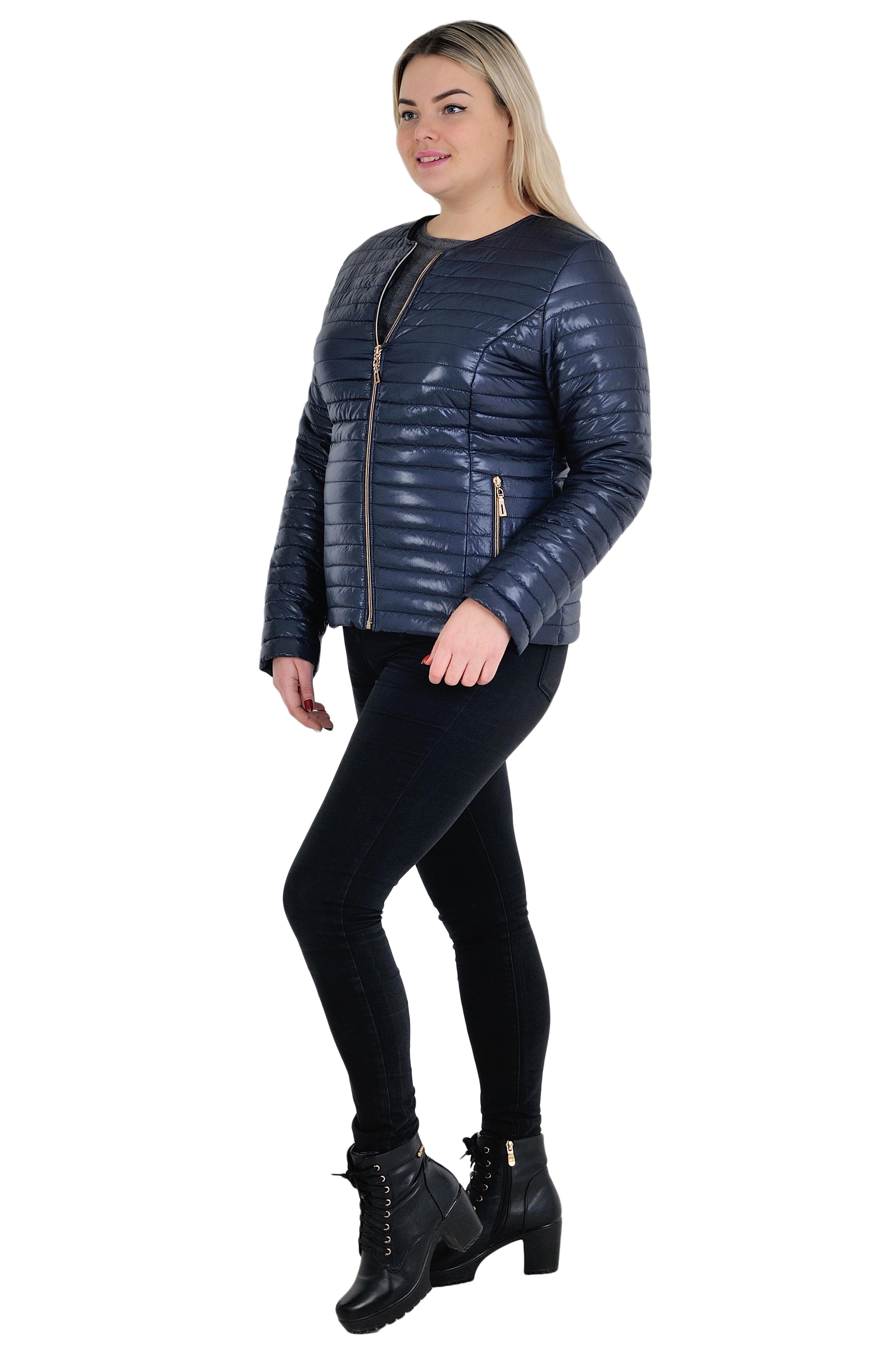 Куртка жіноча Sanny р. 60 Темно-синій (№3502-бр-мк) - фото 2