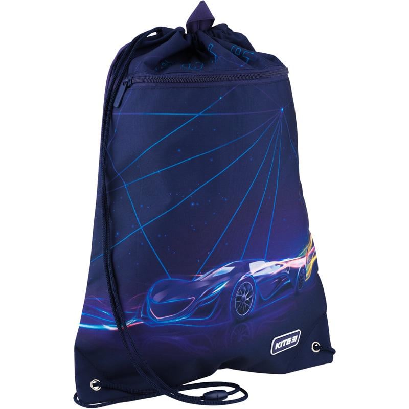 Сумка для обуви KITE Futuristic с карманом 46x33 см Темно-синий (K20-601M-10)