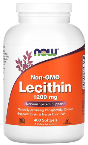 Комплекс Лецитин Соевый Now Foods Lecithin 1200 мг 400 софтгель