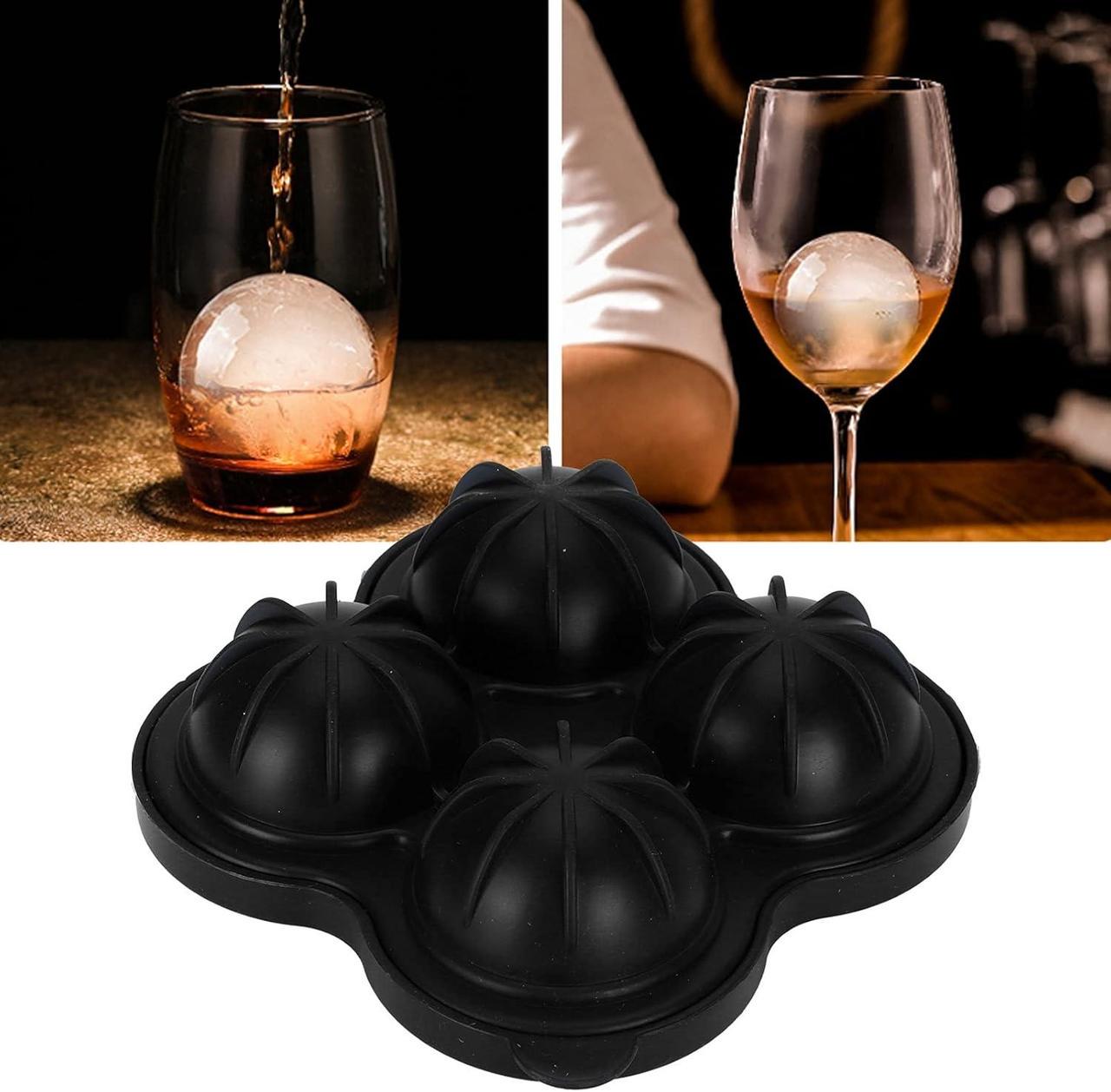 Форма для льоду Куля 4 комірок Чорний (НР051590) - фото 5