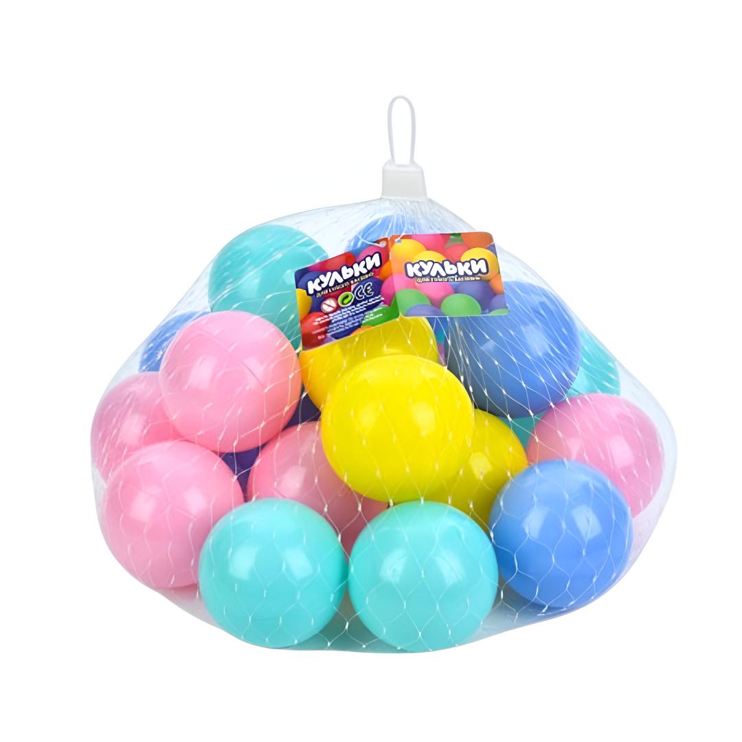 Шарики для сухого бассейна MR 1412 20 шт. 7 см в сетке Разноцветный Шарики для сухого бассейна MR 1412 20 шт. 7 см в сетке Разноцветный