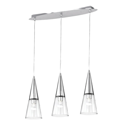 Светильник подвесной Ideal Lux Cono Sp3 Cromo 112367 (9320164) Светильник подвесной Ideal Lux Cono Sp3 Cromo 112367 (9320164)