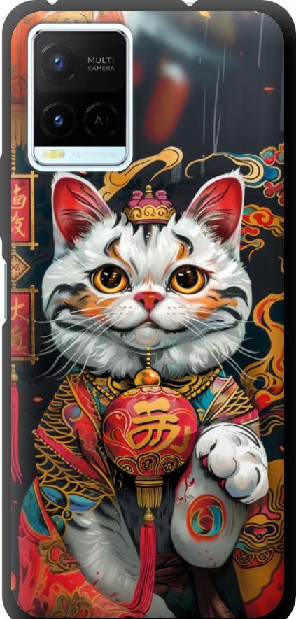 Чехол на Vivo Y21 China Cat v2 (6135b-669-42517)