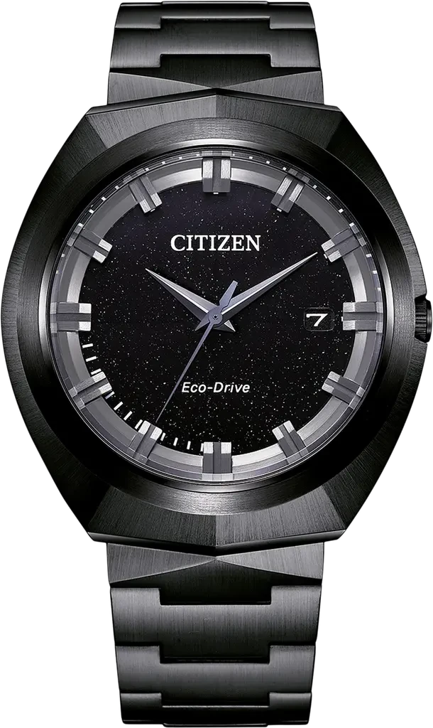 Наручний годинник чоловічий Citizen BN1015-52E Eco-Drive із сапфіровим склом/сталевим корпусом/чорним циферблатом та водозахистом 100 м