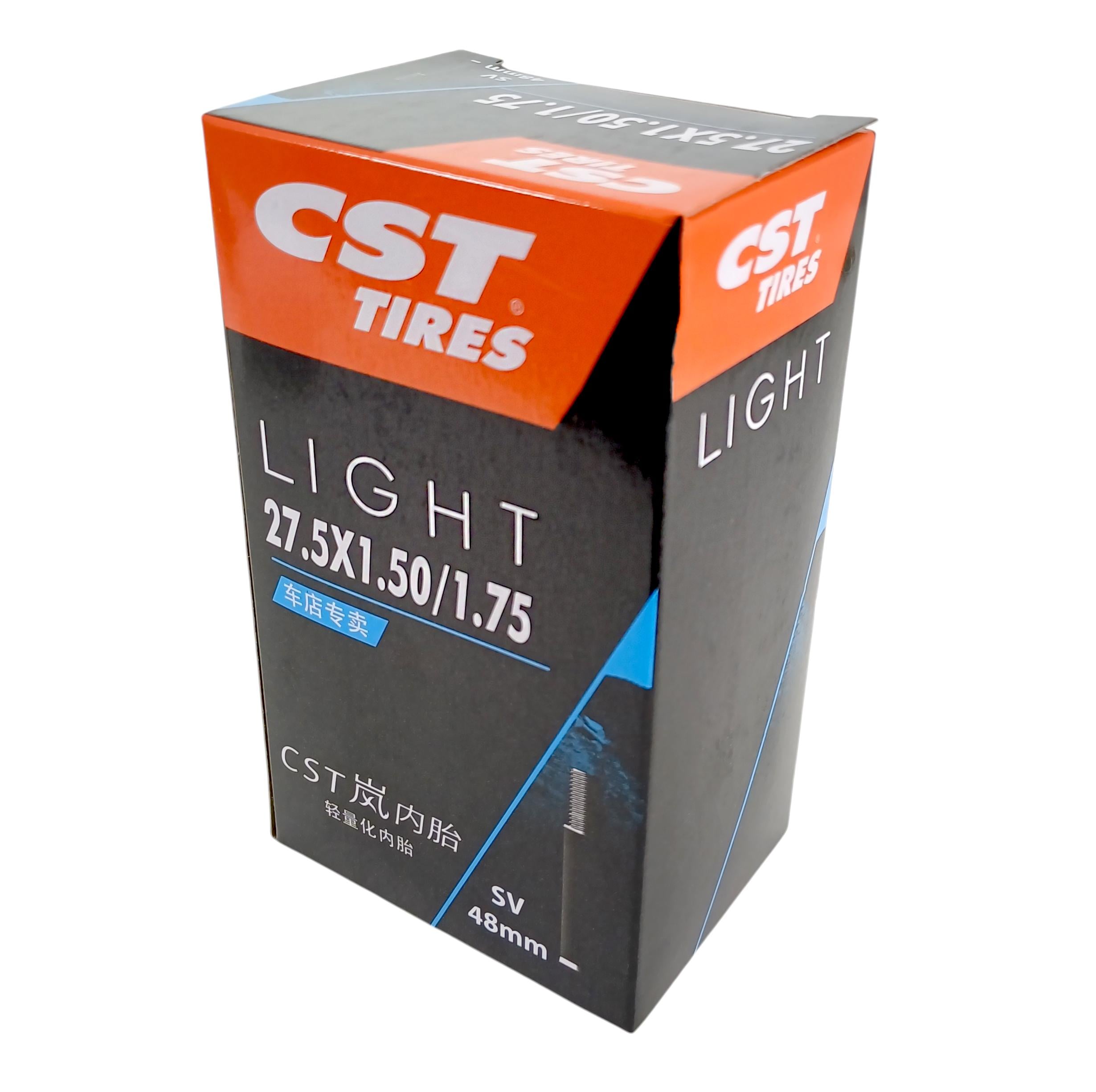 Камера велосипедная CST 27,5x1,50/1,75 AV 48 мм (G0002307) Камера велосипедная CST 27,5x1,50/1,75 AV 48 мм (G0002307)