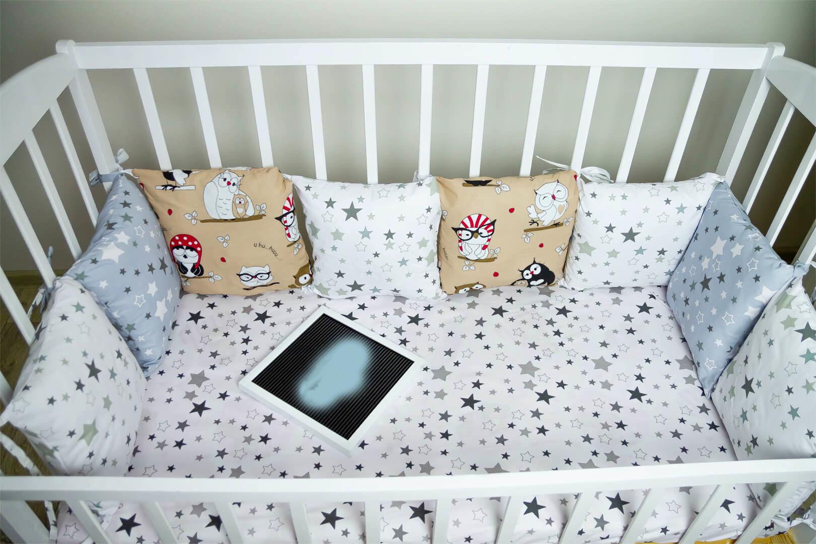 Захист бортики в дитяче ліжечко 8 шт (73882283-Т)