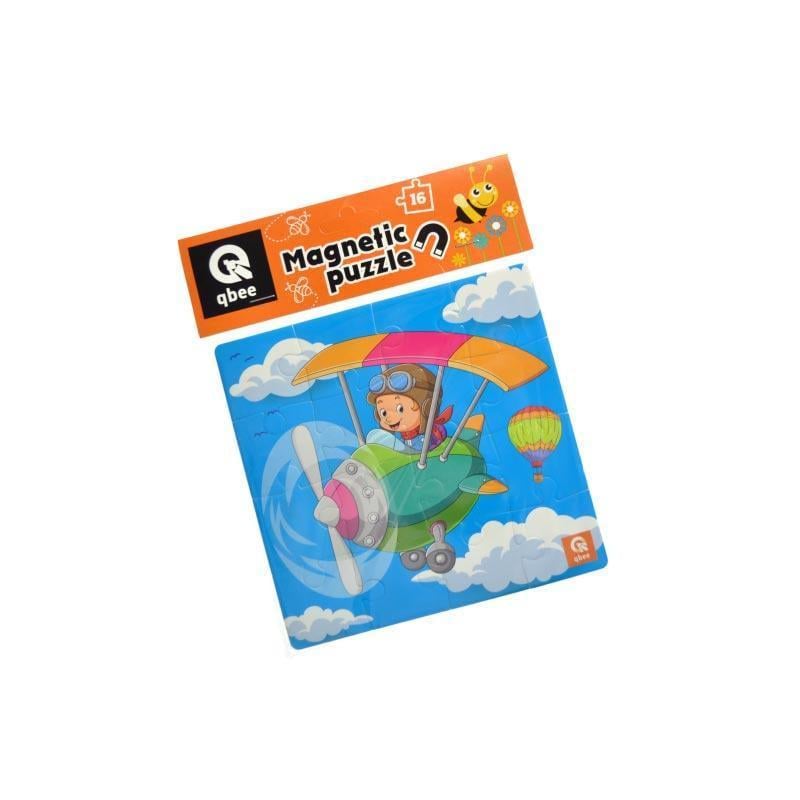 Пазлы фомовые qbee Юный пилот 16 эл. (QB200-002) Пазлы фомовые qbee Юный пилот 16 эл. (QB200-002)