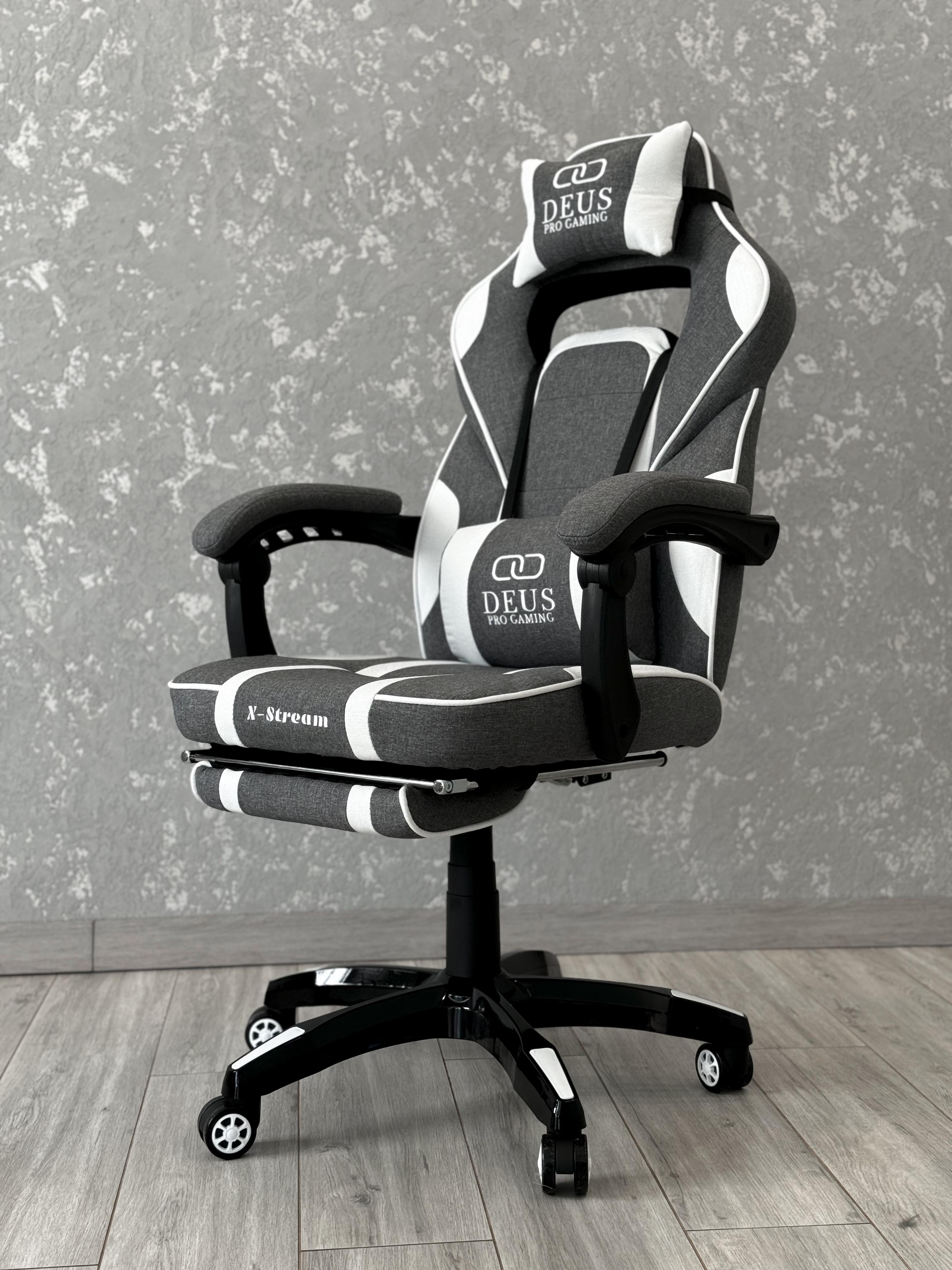 Крісло ігрове Deus T14 Сірий/Білий - фото 11