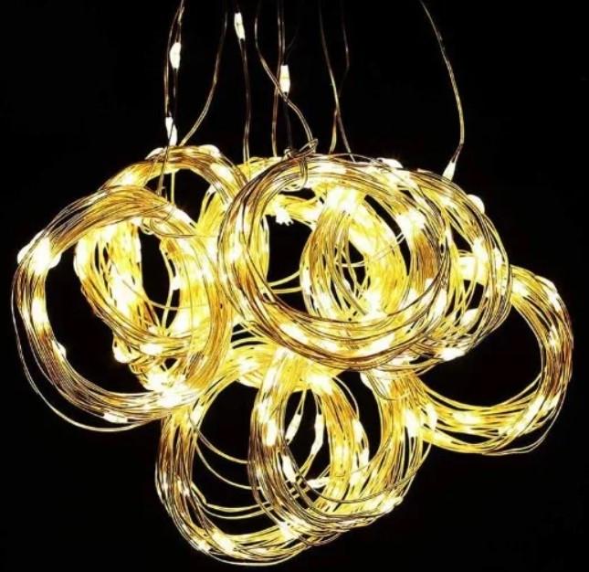 Гирлянда Xmas Водопад 7908 200L 3х2 м Белый теплый (535902)