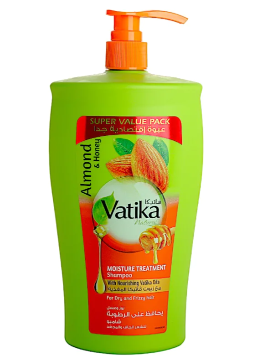 Шампунь зволожуючий для сухого/кучерявого та жорсткого волосся Dabur Vatika із солодким мигдалем 900 мл (2319233574) Шампунь зволожуючий для сухого/кучерявого та жорсткого волосся Dabur Vatika із солодким мигдалем 900 мл (2319233574)