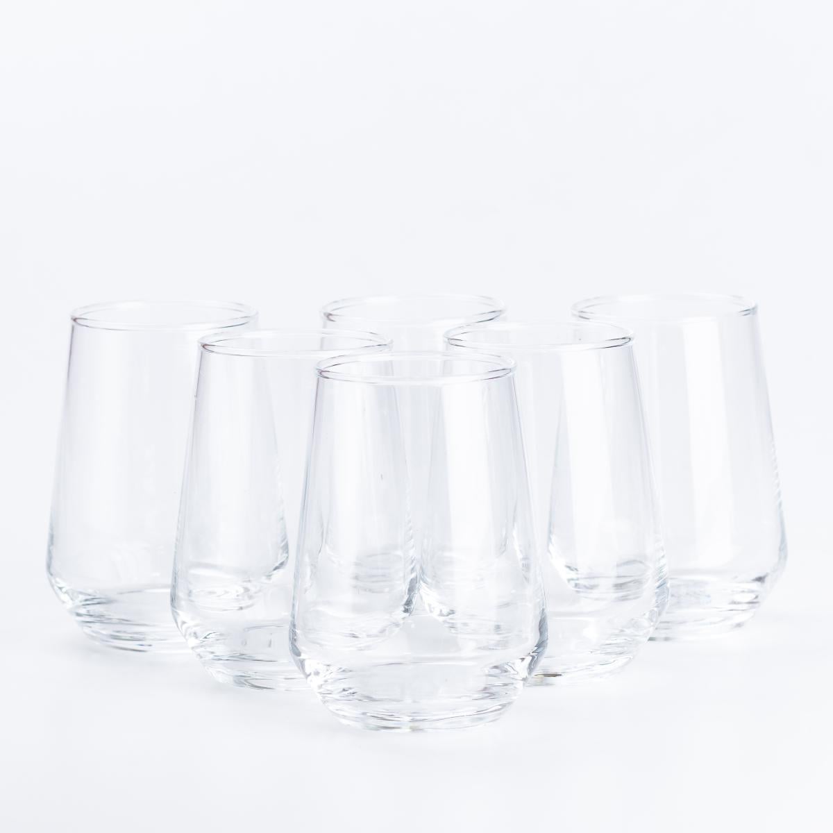 Набір склянок Deli Glassware 6х390 мл Прозорий (HP558)