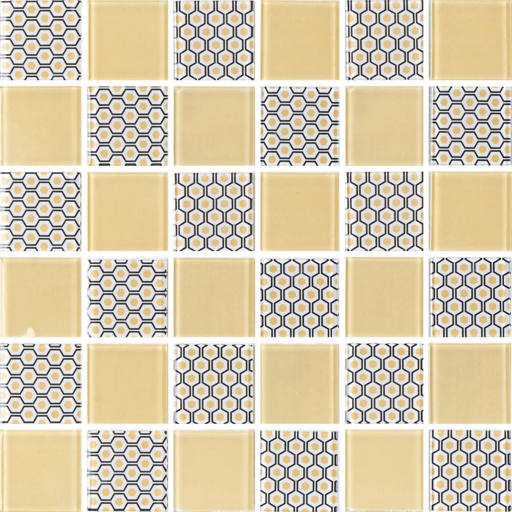 Мозаика стеклянная Kotto Ceramica GMP 0848003 СС print 2/ral 7047 300x300х8 мм (003144)