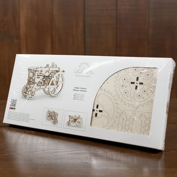 3D пазл механический UGEARS «Трактор» - фото 5 3D пазл механический UGEARS «Трактор» - фото 5