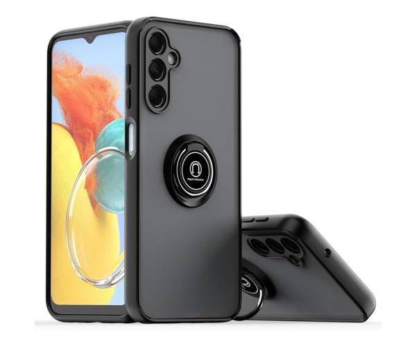 Чехол накладка TPU Color Matte Ring для Samsung Galaxy M34 5G / A24 4G Черный