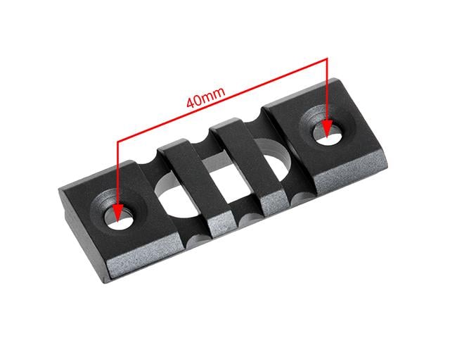 Монтажная рейка Picatinny для key-mod 54 мм (SCRAAM-22) - фото 3 Монтажная рейка Picatinny для key-mod 54 мм (SCRAAM-22) - фото 3