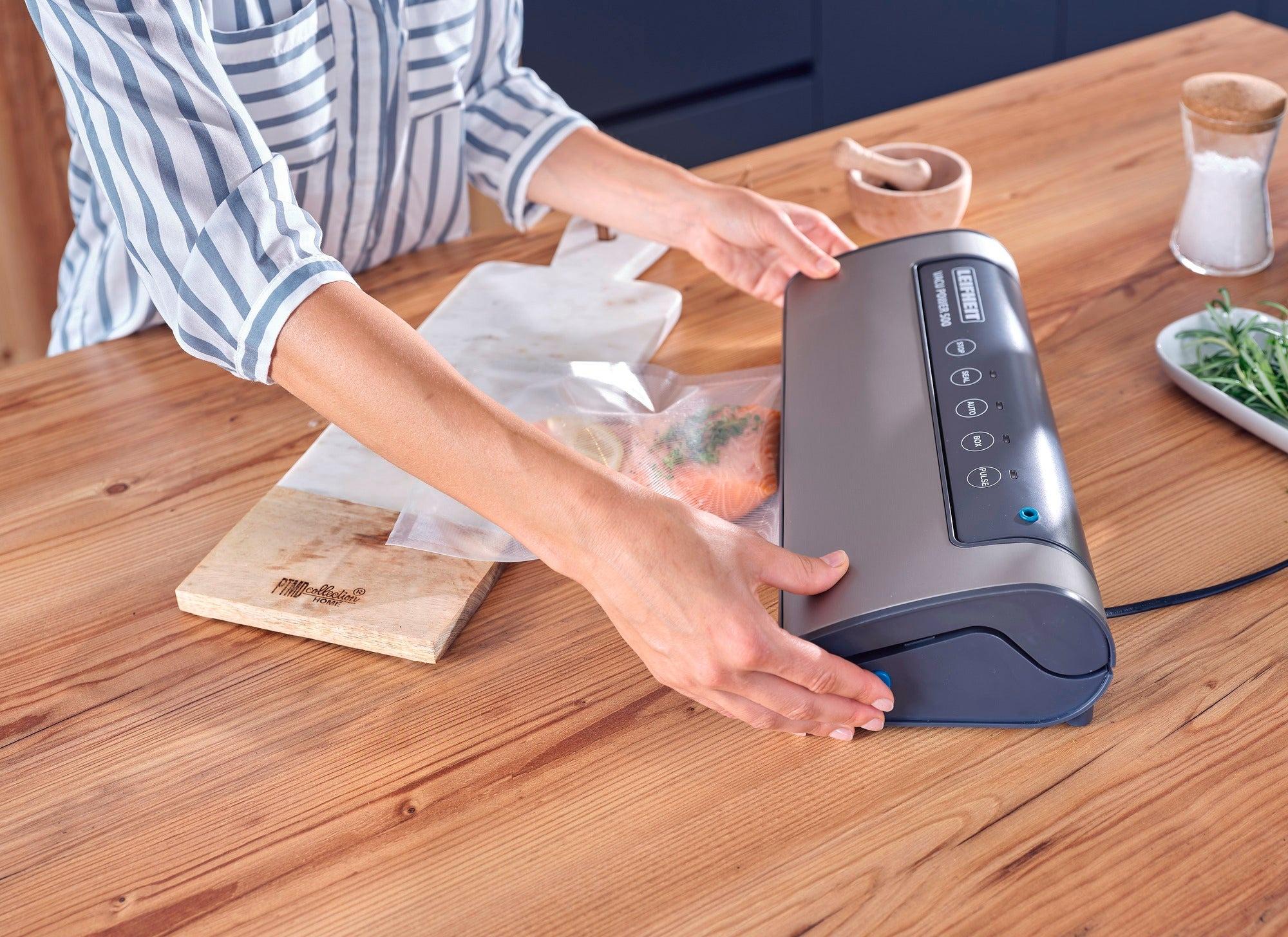 Упаковщик вакуумный для герметизации продуктов Leifheit Vacu Power 500 - фото 7 Упаковщик вакуумный для герметизации продуктов Leifheit Vacu Power 500 - фото 7