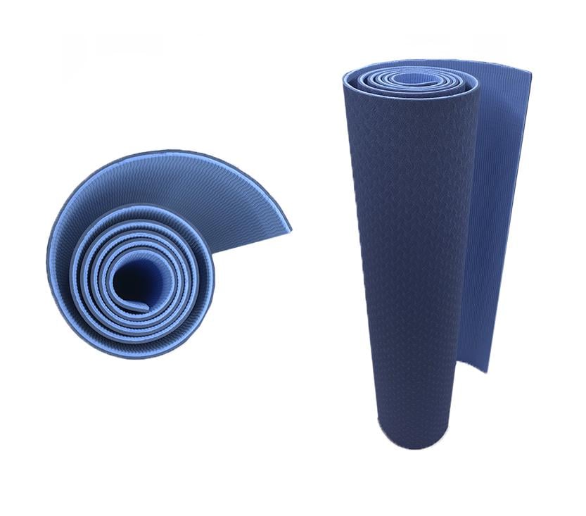 Килимок для фітнесу Newt TPE з чохлом Синій-Блакитний (NE-5-38-80-BB) - фото 3