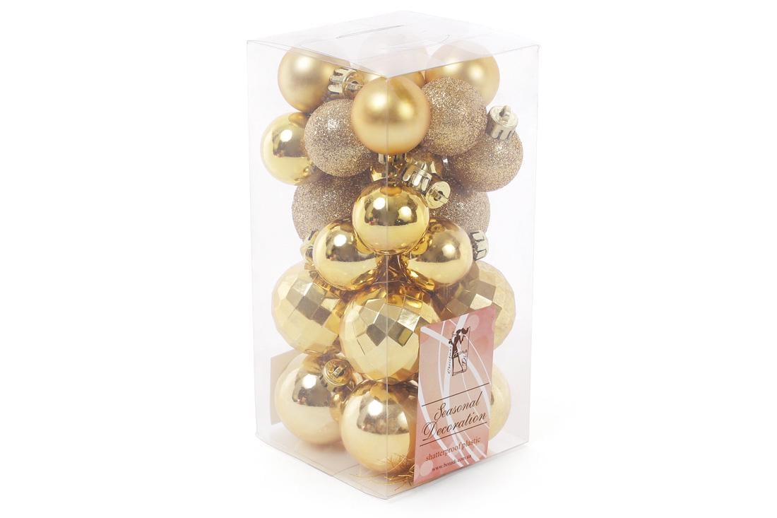 Шар новогодний BonaDi D 3/4 см 26 шт. (147-042)