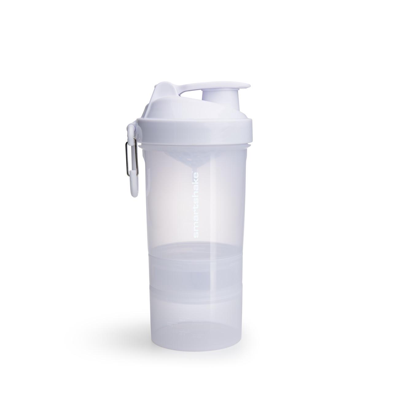 Шейкер спортивний SmartShake Original2GO 600 мл Pure White