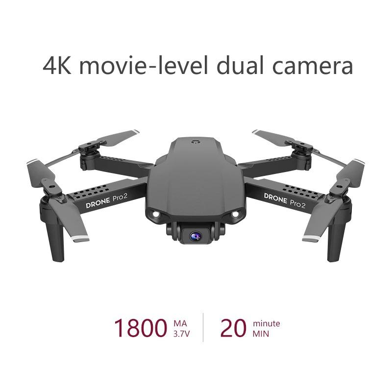 Квадрокоптер FPV із двома камерами Wi-Fi Drone 4К-E99Pro авто зависання 360° - фото 2