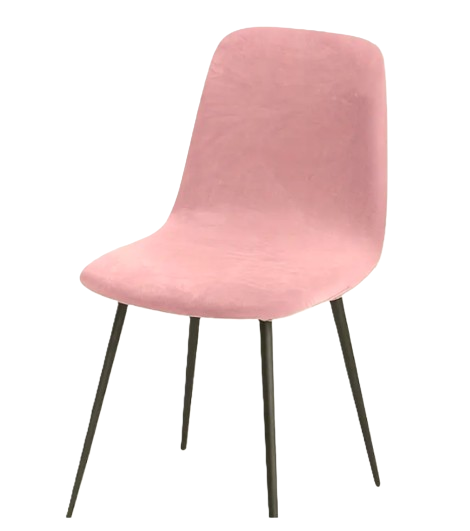 Чехол на стул скандинавский бархатный велюр Чайная роза (24951745)