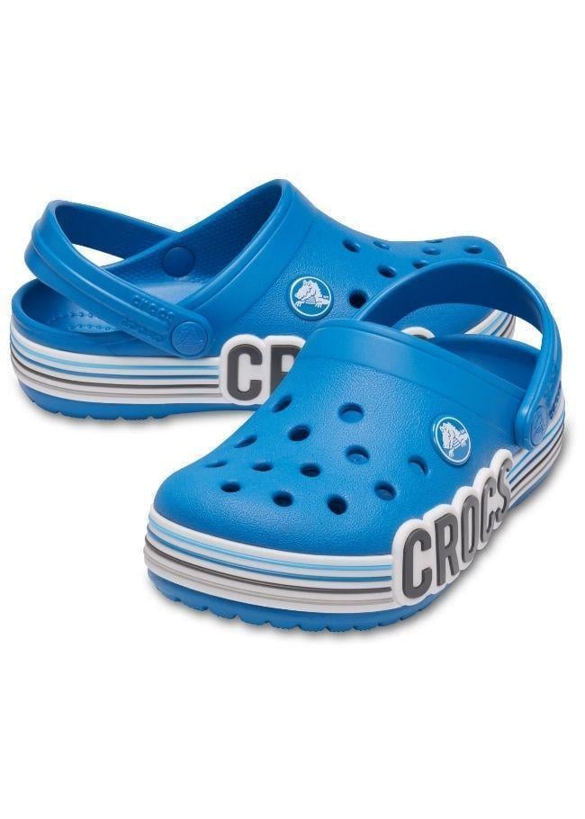 Сабо дитячі Crocs Unisex Kids Blue Crocband Logo Stripe Clog PS Poppy р. 28/29 (6552)