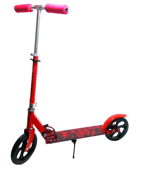 Самокат двухколесный Javelin 200 Fire Красный (2T1069)