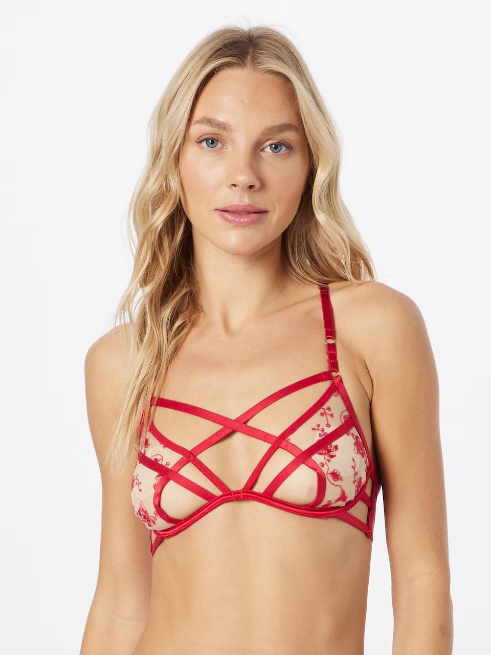 Бюстгальтер Hunkemoller Indulgence 80E Красный