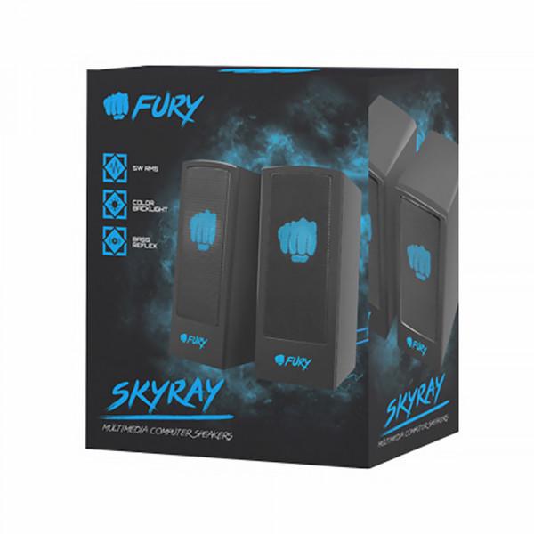 Акустическая система Fury NFU-1309 2.0 Skyray 5 Вт RMS USB Black (564016) - фото 7