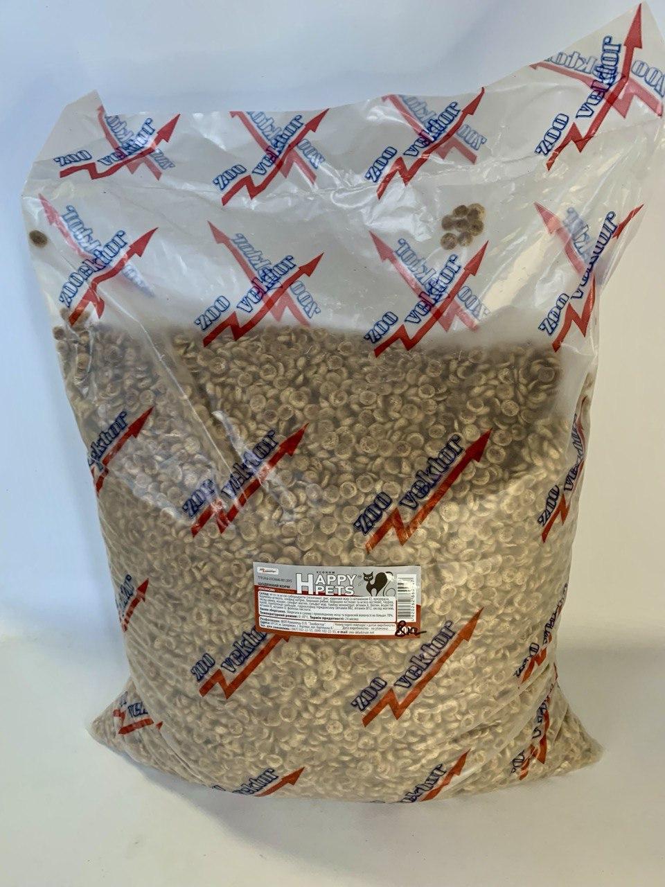 Сухой корм для кошек Нappy Pets OPTIMAL Econom Телятина 8 кг