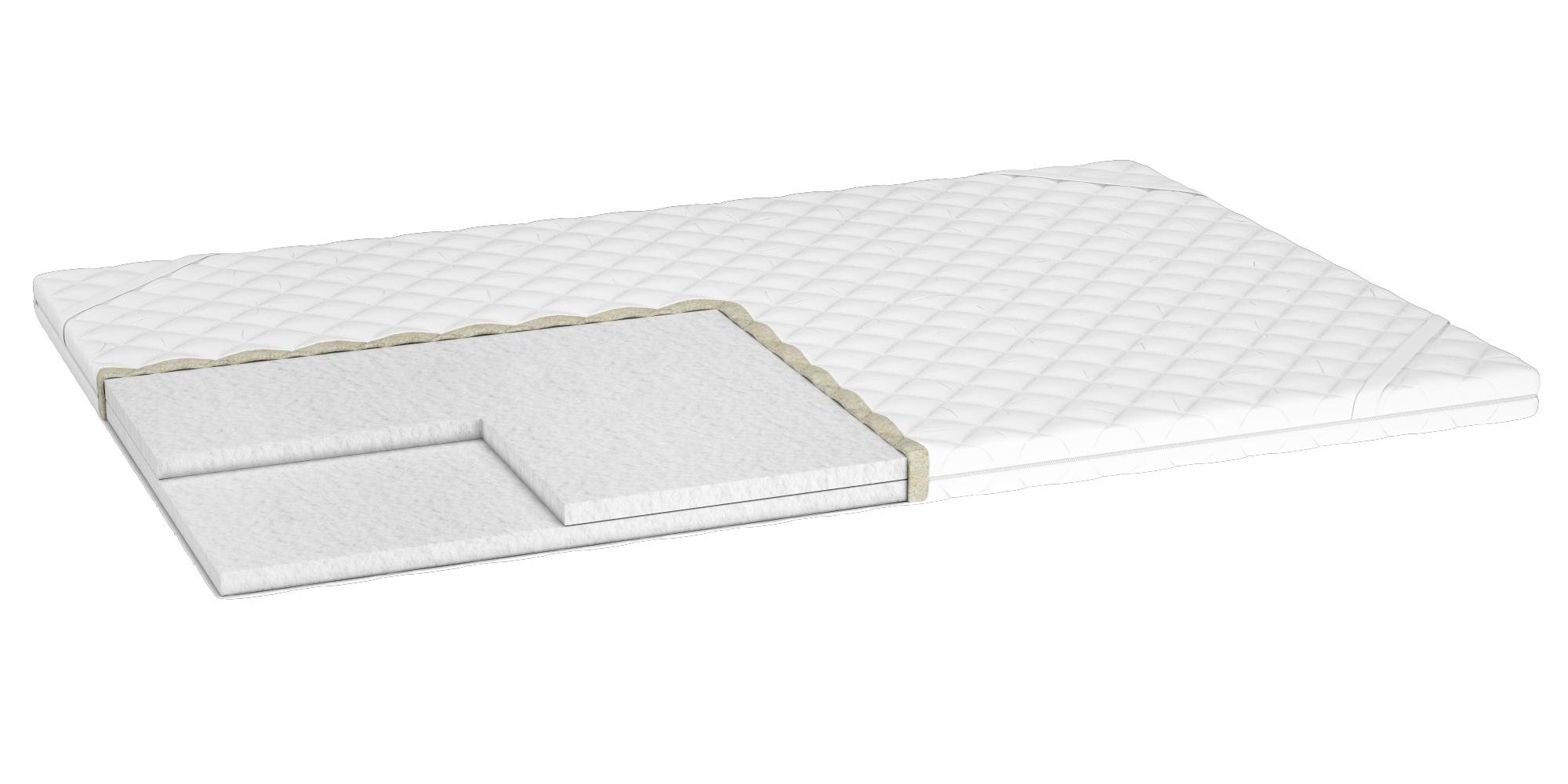 Тонкий матрас-топпер PURPLE Sleep лён 160x200 см (10110330422-160200)