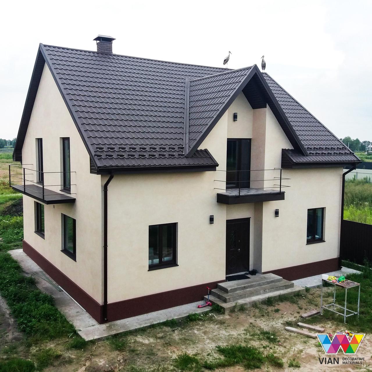 Декоративная штукатурка Vian Антик Фасад К крупная матовая 1 кг - фото 2 Декоративная штукатурка Vian Антик Фасад К крупная матовая 1 кг - фото 2