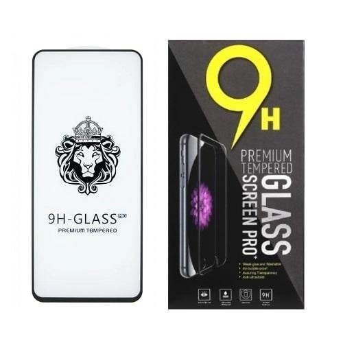 Захисне скло для Tecno Spark 8, Spark 8C, Spark 8P, Spark 8T Full Glue з чорною рамкою