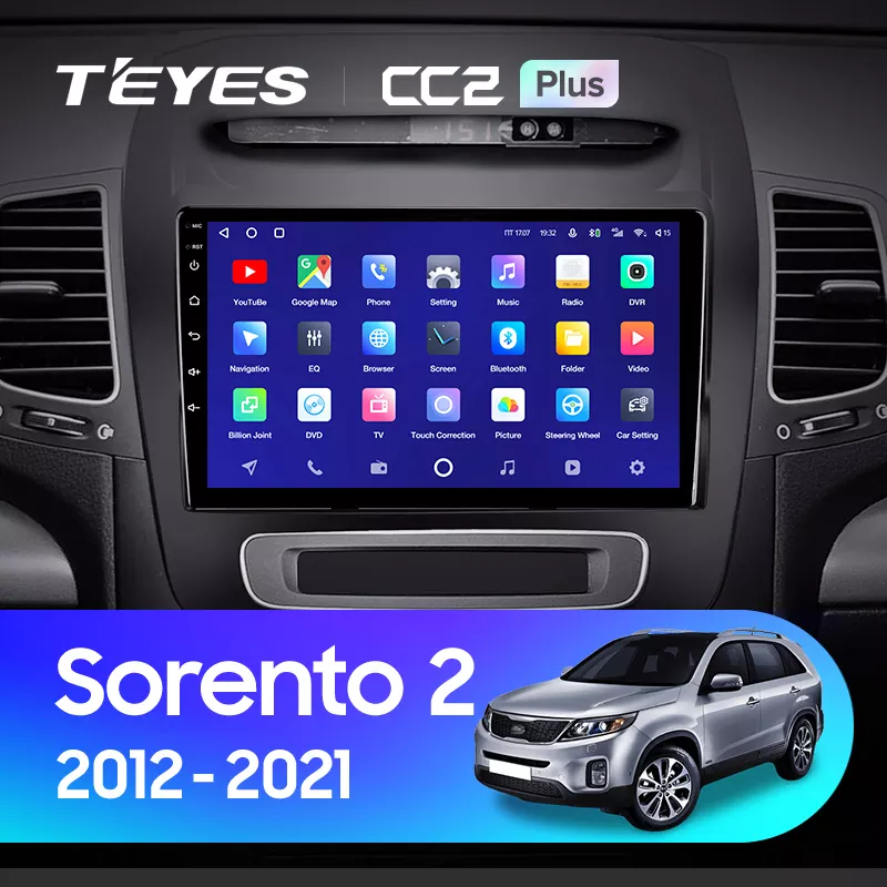 Автомагнитола штатная Teyes CC2 Plus для Kia Sorento 2 2012-2021 комплектация F3 Android CC2 PLUS 6+128G (1655226719) - фото 3