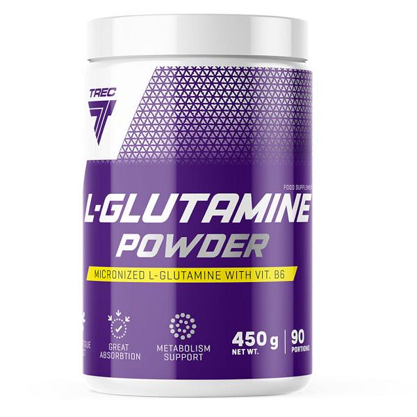 Глютамин для спорта Trec Nutrition L-Glutamine Powder Unflavored 450 g 90 servings