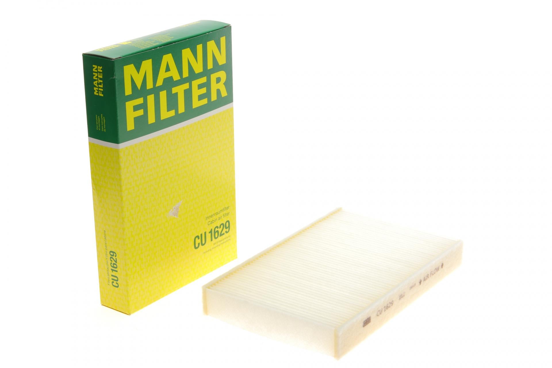Фильтр салона Mann-Filter для Nissan Tiida/Pulsar 14-/Juke/Renault Fluence 10- (CU 1629)