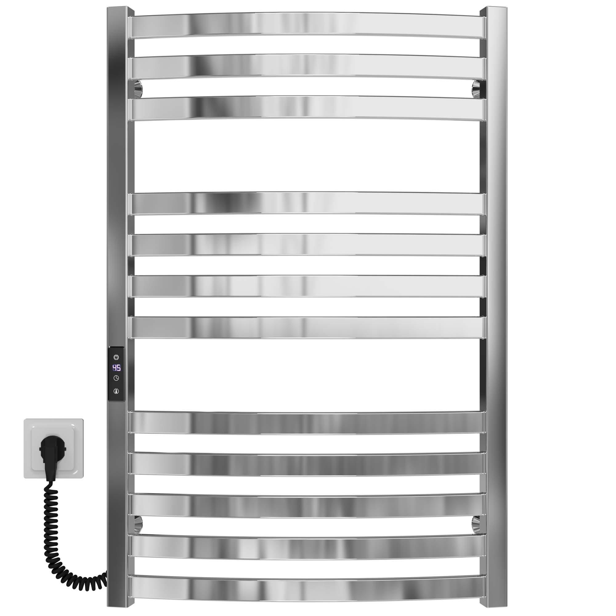Рушникосушарка електрична Deffi Dexter П12 JD04 ліве підключення нержавіюча сталь 500х800 мм Хром (A.DR.80.50.12.E.C.L.2)