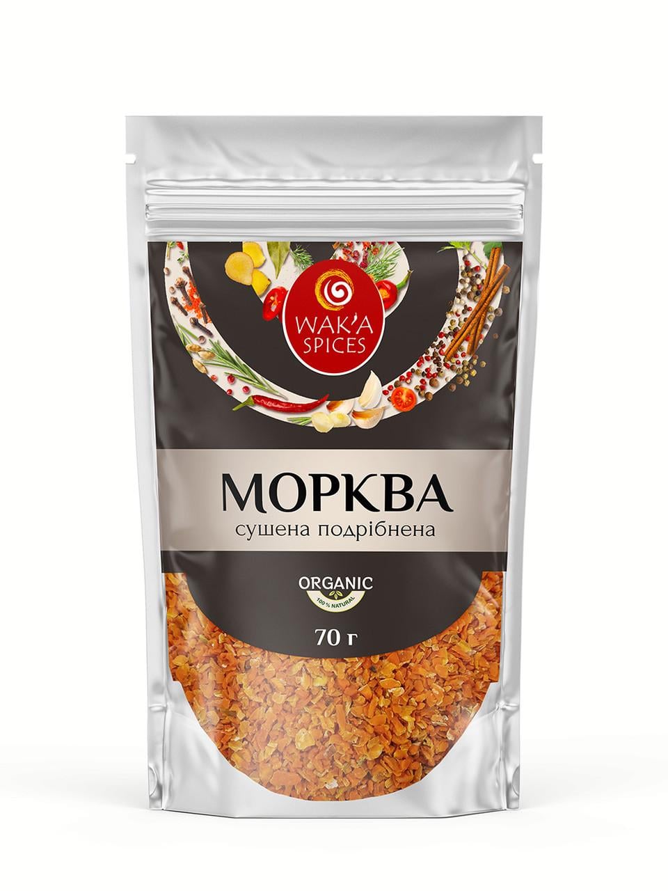 Морковь сушеная измельченная WAK`A 70 г (2250575923)