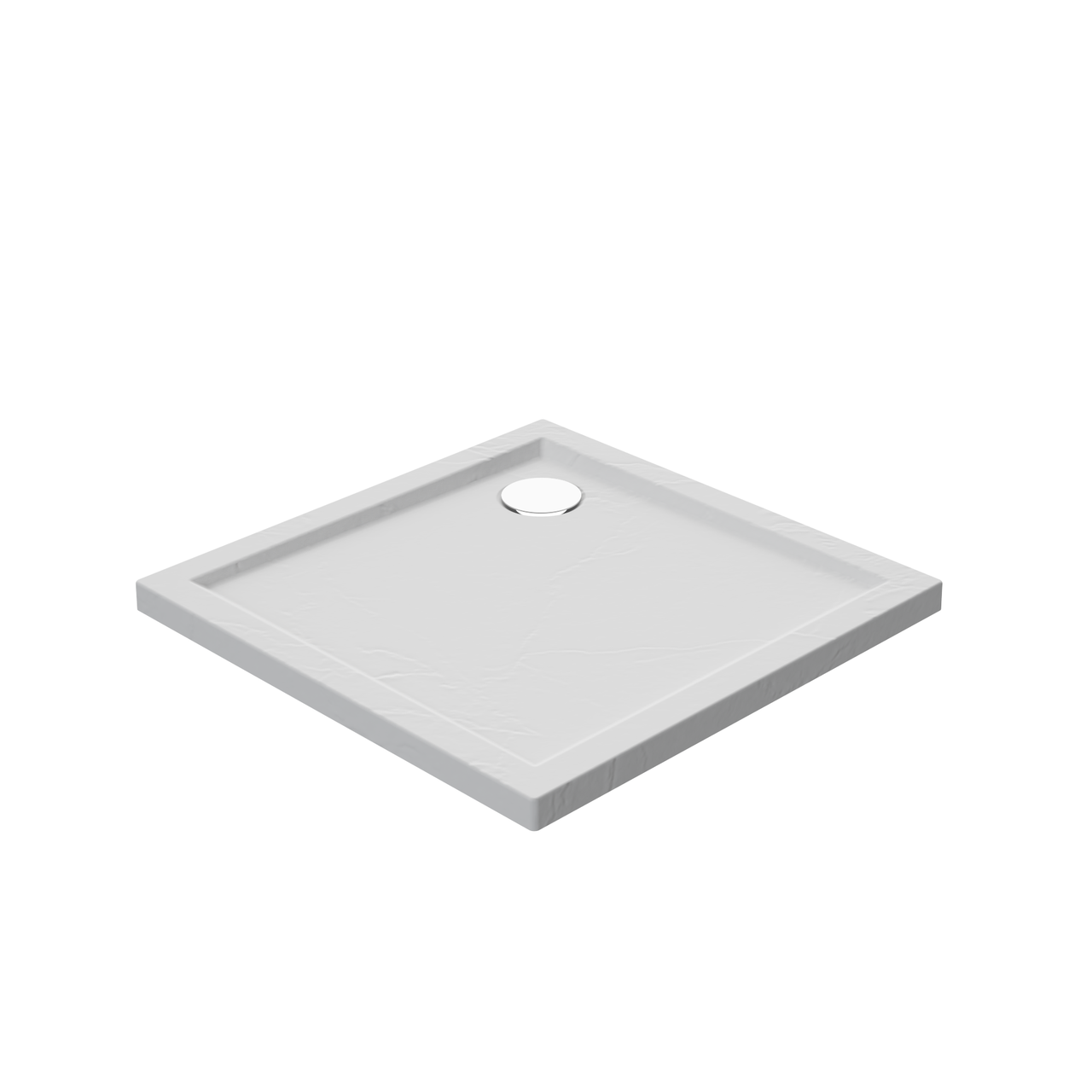 Душевой поддон AVKO RTA04 эффект камня 90x90x5 см Белый (2734059567)