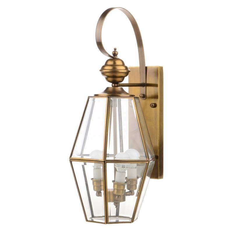 Светильник настенный фасадный Brille накладной GL-42 AM/3 E14