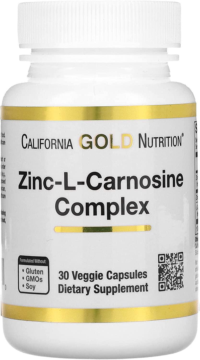 ᐉ Комплекс цинк-L-карнозина California Gold Nutrition Zinc-L-Carnosine ...
