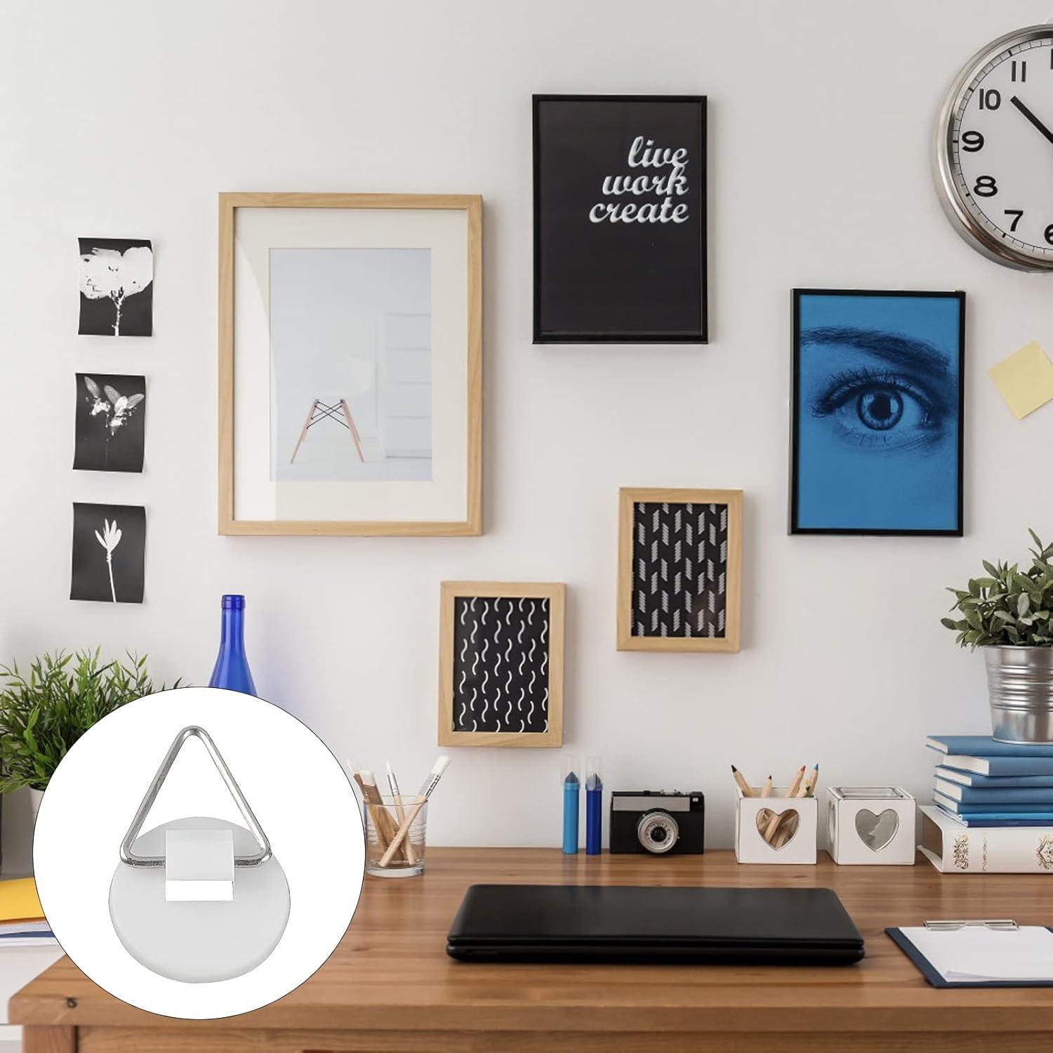 Крючок-подвеска круглый с клейкой основой для крепления декоративных тарелок/картин на стену Белый (3000003869) - фото 5