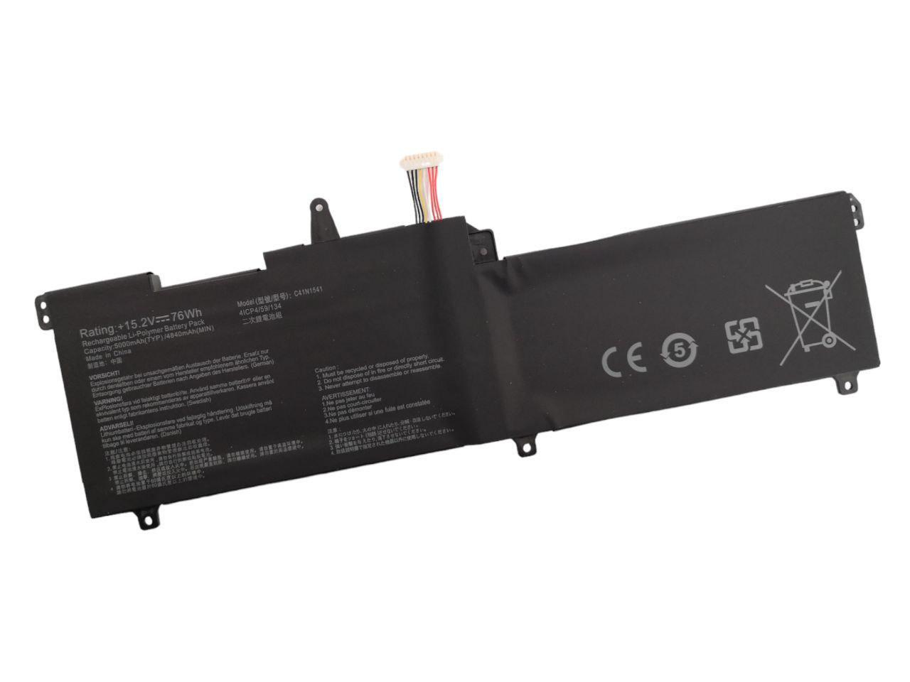 Аккумулятор для Asus ROG Strix GL702V/GL702VT/GL702VM/GL702VS/GL702VSK/C41N1541 5000 mAh 76Wh (20783523)