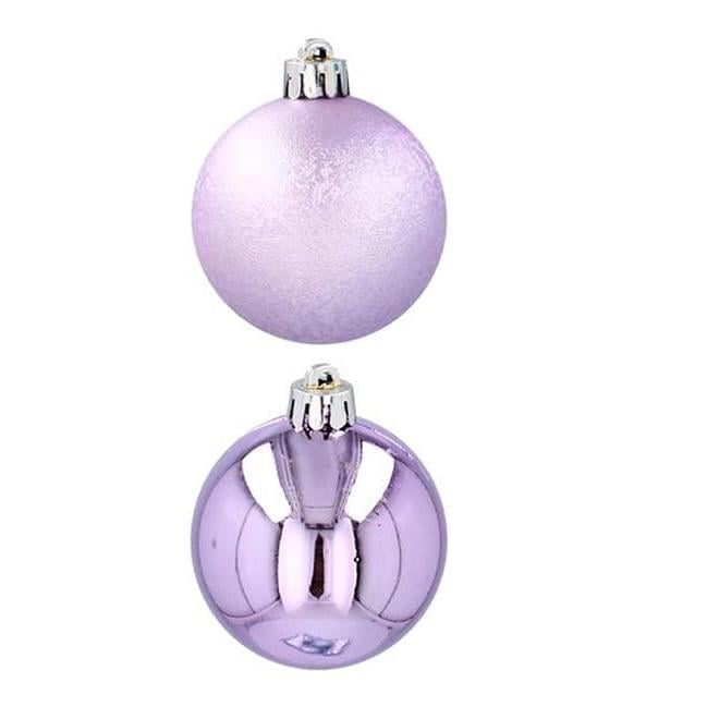 Набор пластиковых новогодних шаров Flora 36 шт. d 5 см (43112)