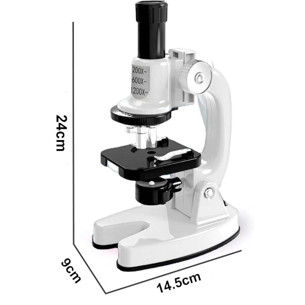 Микроскоп для детей YG Toys с 1200x увеличением белый (2133528096) - фото 7 Микроскоп для детей YG Toys с 1200x увеличением белый (2133528096) - фото 7