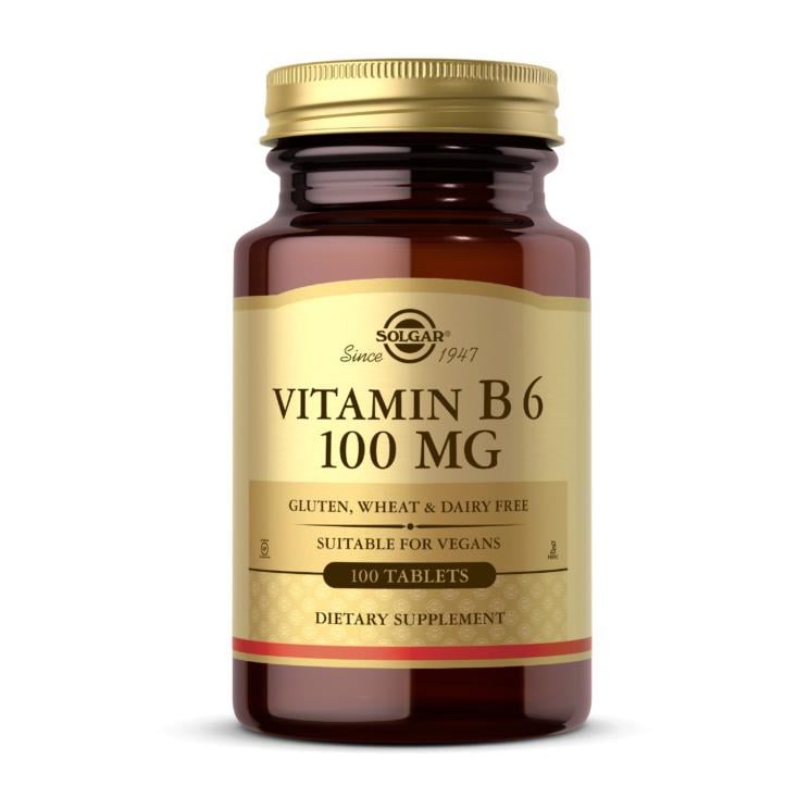 Витамин B6 веганский Solgar Vitamin B6 100 мг 100 табл.